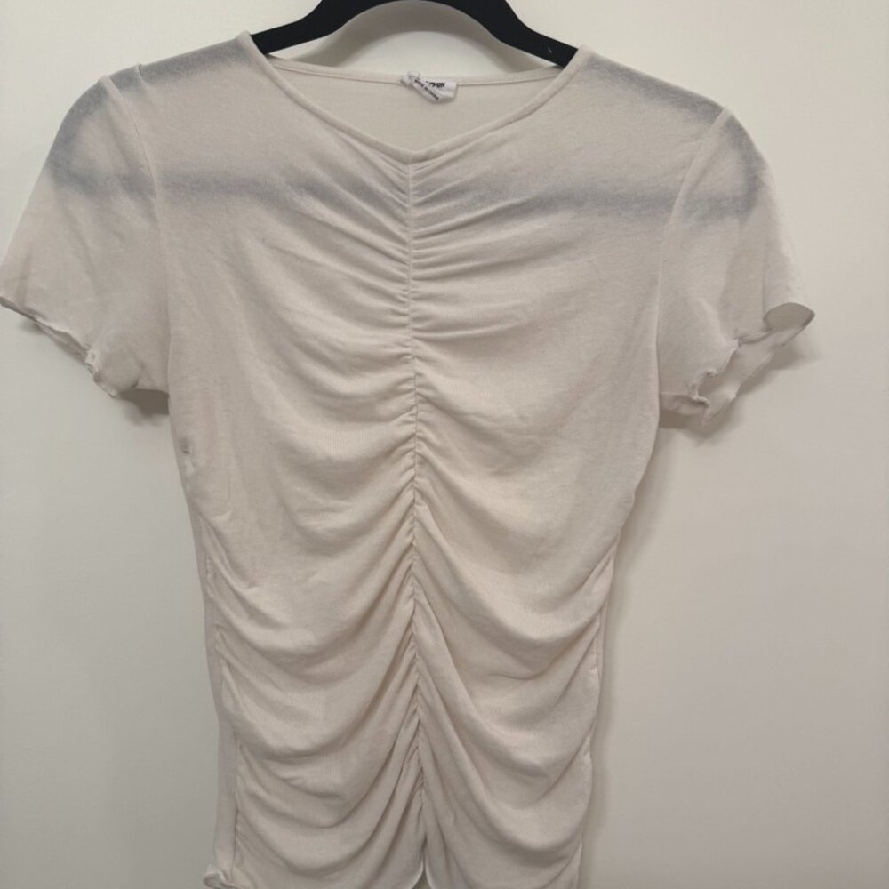 White Sheer Cotton On Top size Small